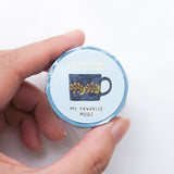 Hyogensha Cozyca Midori Asano Foil-Stamped Washi Tape - My Favorite Mugs
