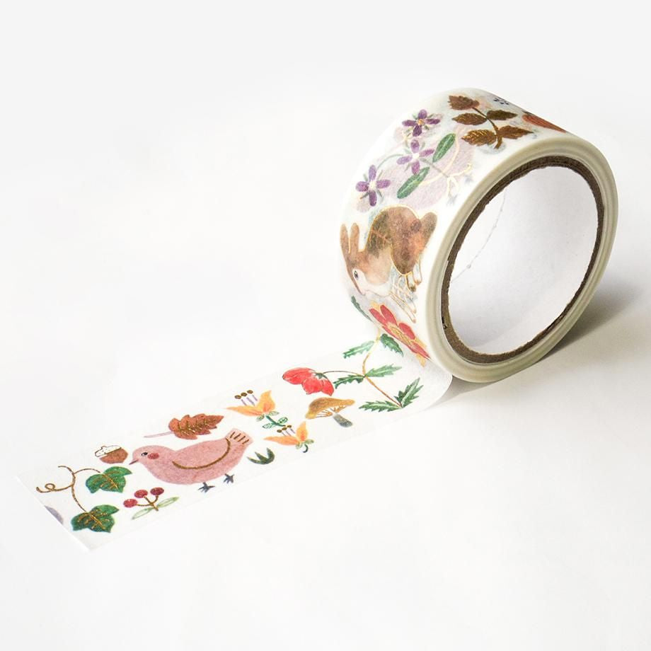 Hyogensha Cozyca Aiko Fukawa Foil-Stamped Washi Tape - Kusamura