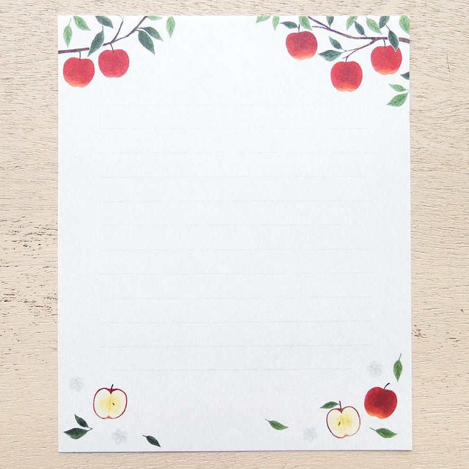 Hyogensha Cozyca Seasonal News Letter Set - Apples