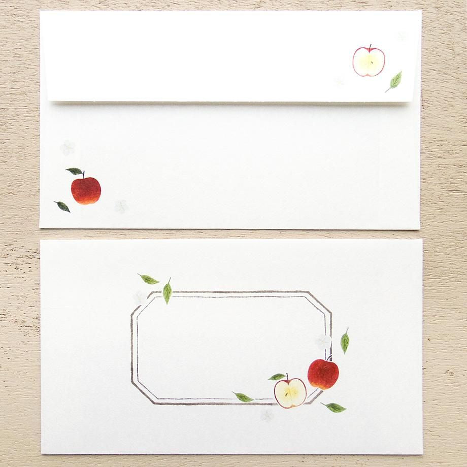 Hyogensha Cozyca Seasonal News Letter Set - Apples