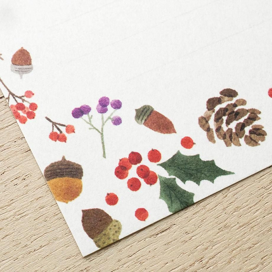 Hyogensha Cozyca Seasonal News Letter Set - Nuts