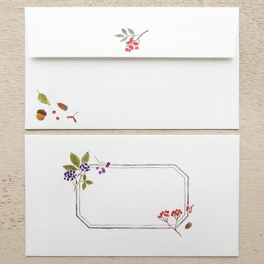 Hyogensha Cozyca Seasonal News Letter Set - Nuts