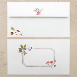 Hyogensha Cozyca Seasonal News Letter Set - Nuts