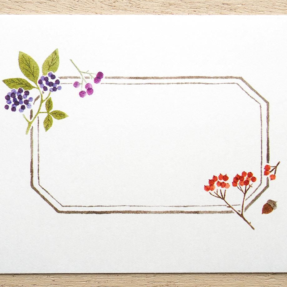 Hyogensha Cozyca Seasonal News Letter Set - Nuts