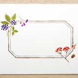 Hyogensha Cozyca Seasonal News Letter Set - Nuts