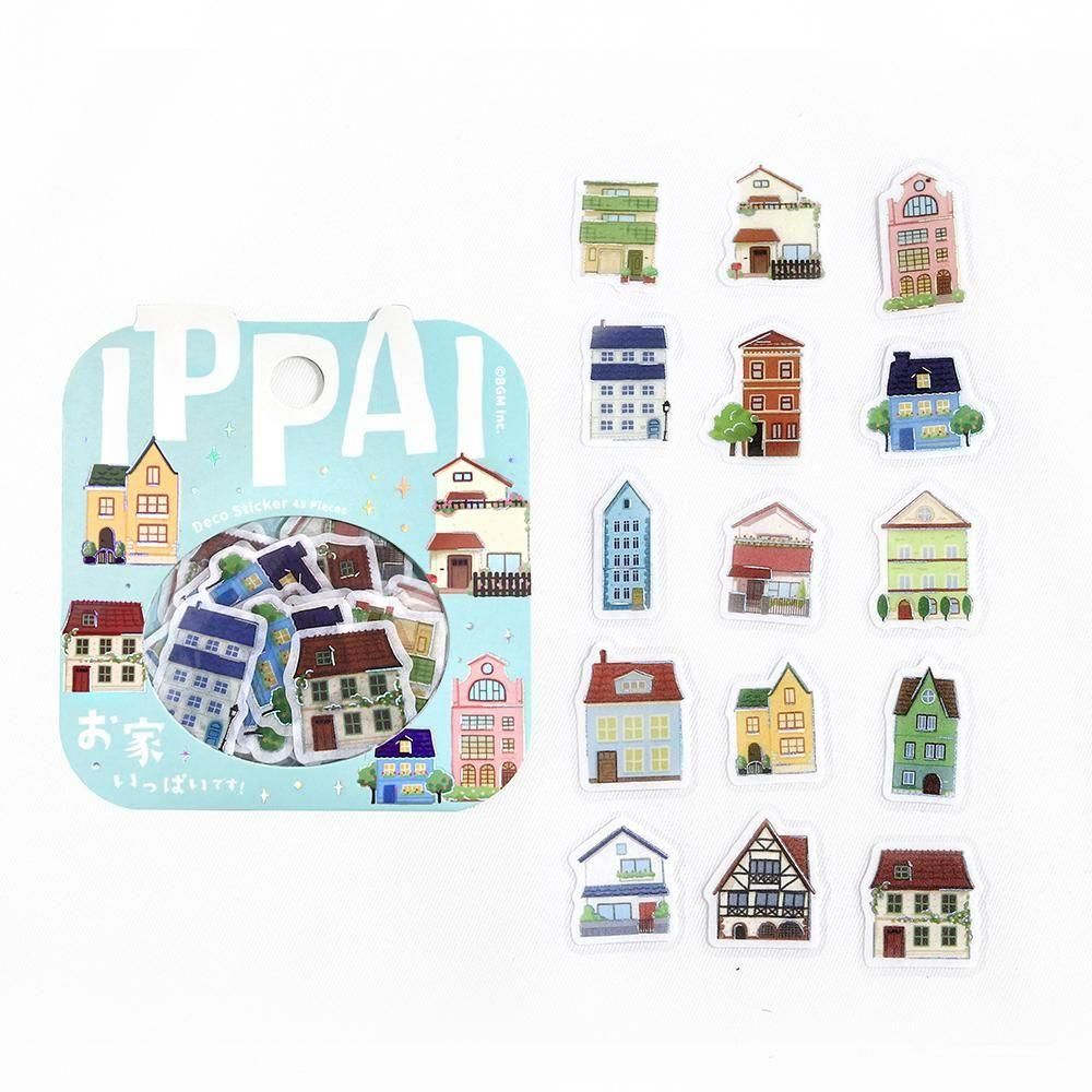 BGM Planner Sticker Flakes - Lots of Houses