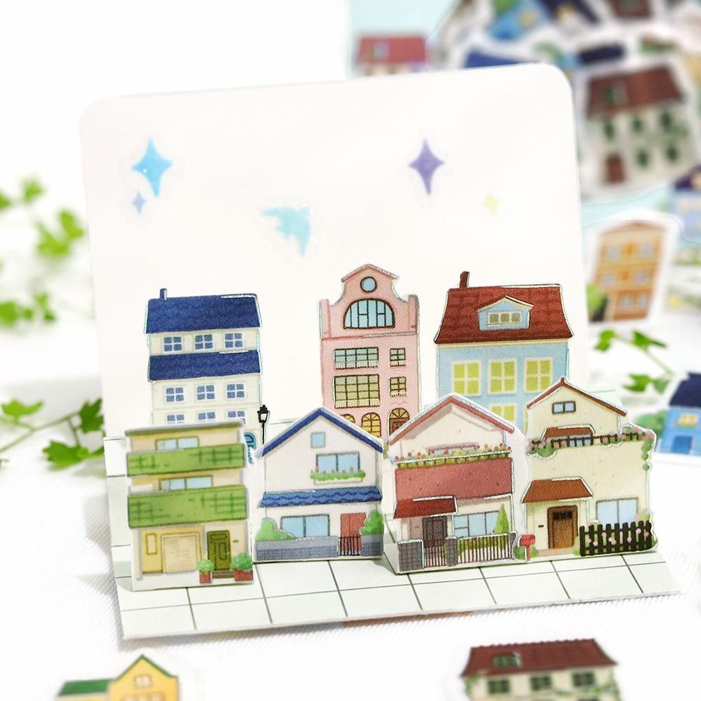 BGM Planner Sticker Flakes - Lots of Houses