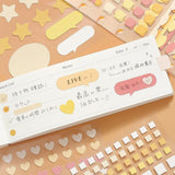 BGM Daily Palette Sticker Sheets - Citrus