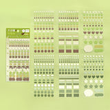 BGM Daily Palette Sticker Sheets - Olive