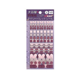 BGM Daily Palette Sticker Sheets - Lilac