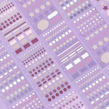 BGM Daily Palette Sticker Sheets - Lilac
