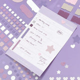 BGM Daily Palette Sticker Sheets - Lilac