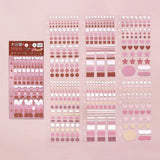 BGM Daily Palette Sticker Sheets - Raspberry