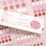 BGM Daily Palette Sticker Sheets - Raspberry
