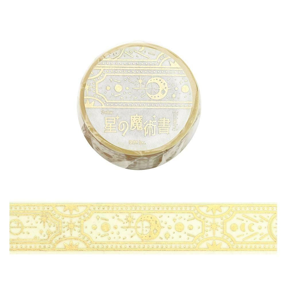 BGM Washi Tape - Star Magic Book - Light