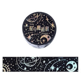 BGM Washi Tape - Star Magic Book - Darkness