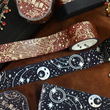 BGM Washi Tape - Star Magic Book - Darkness