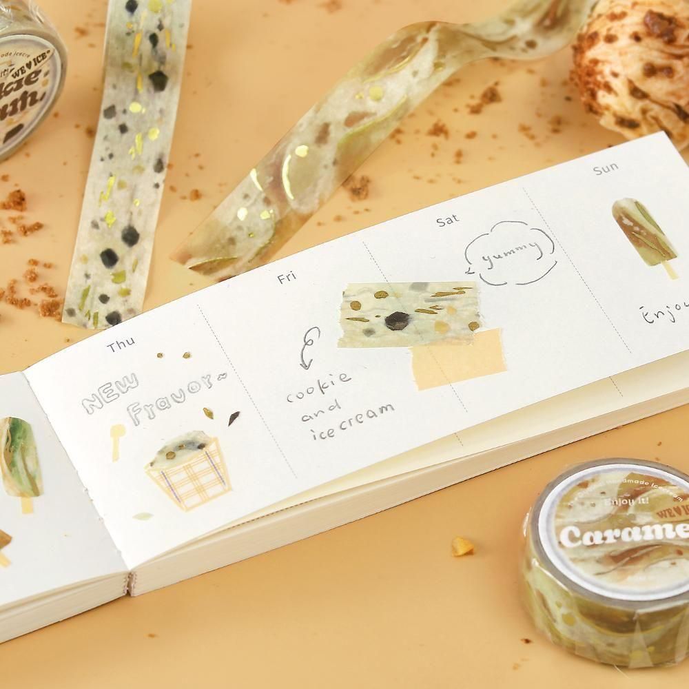 BGM Washi Tape - Ice Cream - Caramel