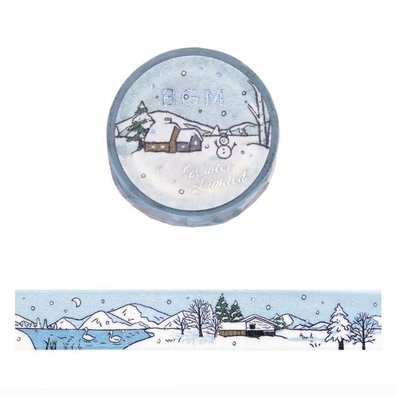 BGM Washi Tape - Snow Lake Cabin (Limited Edition)