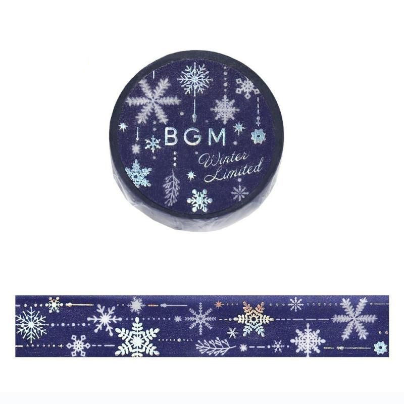 BGM Washi Tape - Snowy Night (Limited Edition)