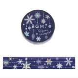 BGM Washi Tape - Snowy Night (Limited Edition)