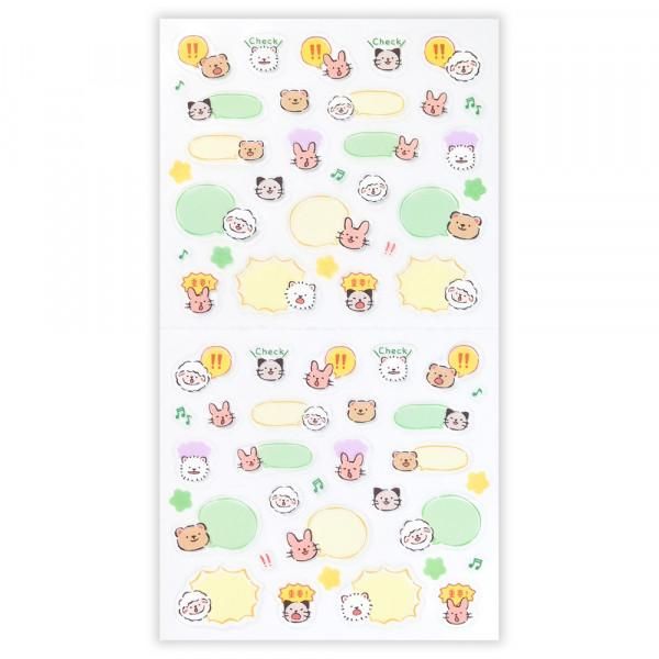 NB Large Planner Stickers - Talking Animals - Animals