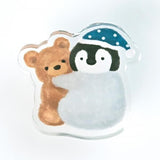 NB Mattari Animals 2-Way Clip - Penguin