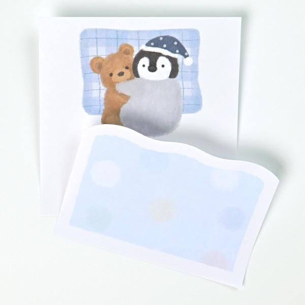 NB Mattari Animals Night Sticky Notes - Penguin