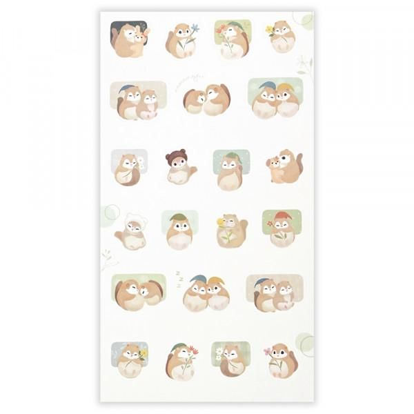 NB Mattari Animals Sticker Sheet - Flying Squirrel