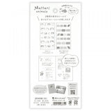 NB Mattari Animals Sticker Sheet - Long-tailed Tit