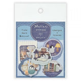 NB Mattari Animals Day Flake Stickers - Penguin