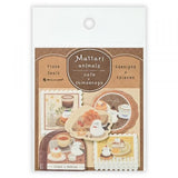 NB Mattari Animals Day Flake Stickers - Long-Tailed Tit