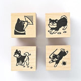 NB Wooden Stamps - Mischief in the Margins - Shiba Inu