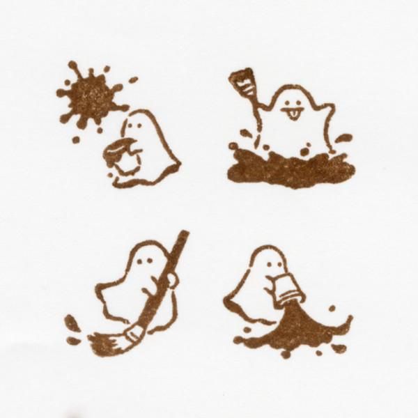NB Wooden Stamps - Mischief in the Margins - Ghosts
