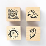NB Wooden Stamps - Mischief in the Margins - Small Bird