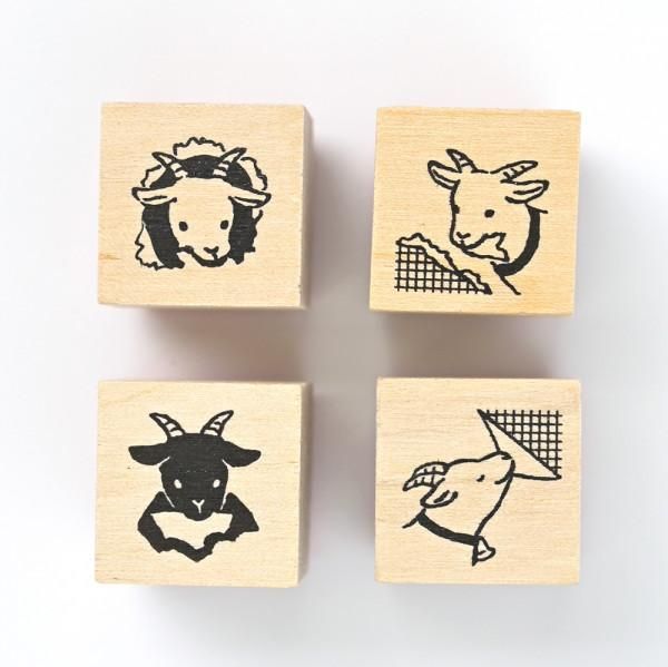 NB Wooden Stamps - Mischief in the Margins - Goat