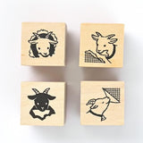 NB Wooden Stamps - Mischief in the Margins - Goat