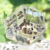 BGM Diorama 2.5D Stickers - Vol. 2 - Flower Shop