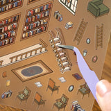 BGM Diorama 2.5D Stickers - Vol. 2 - Library