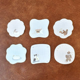 Papier Platz Tobimatsu Shoichiro Flake Sticky Notes - Gingham Club