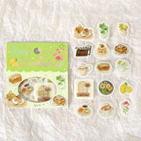 BGM Planner Sticker Flakes - Today's Cafe - Botanical