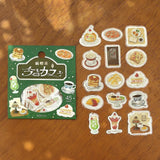 BGM Planner Sticker Flakes - Today's Cafe - Pure Coffee Shop