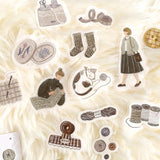 BGM Planner Sticker Flakes - Maiden's Moment - Knitting Time