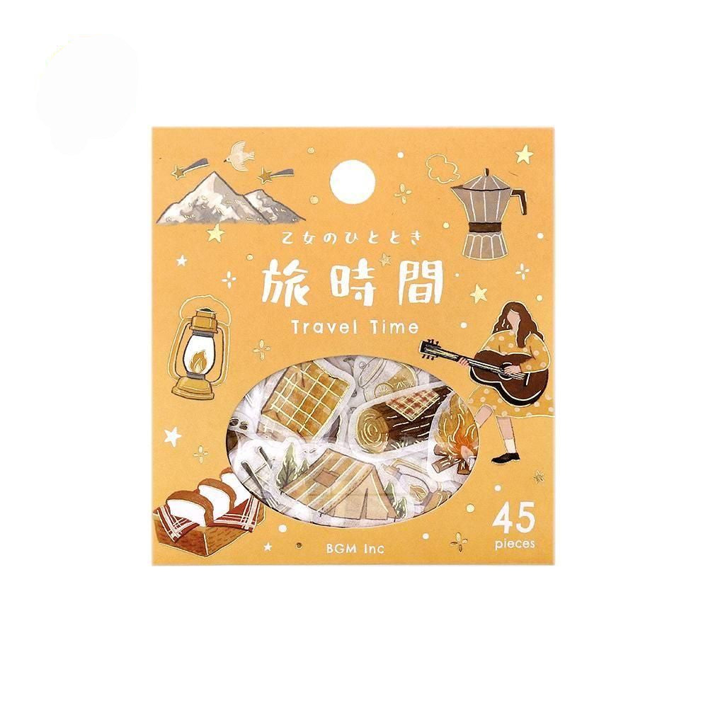 BGM Planner Sticker Flakes - Maiden's Moment - Travel Time