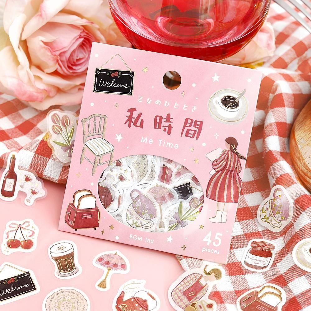 BGM Planner Sticker Flakes - Maiden's Moment - Me Time