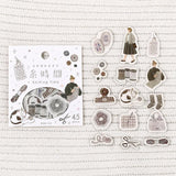 BGM Planner Sticker Flakes - Maiden's Moment - Knitting Time