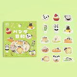 BGM Planner Sticker Flakes - A Panda Day - Teahouse