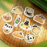 BGM Planner Sticker Flakes - A Panda Day - Teahouse
