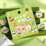 BGM Planner Sticker Flakes - A Panda Day - Teahouse