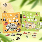BGM Planner Sticker Flakes - A Panda Day - Teahouse